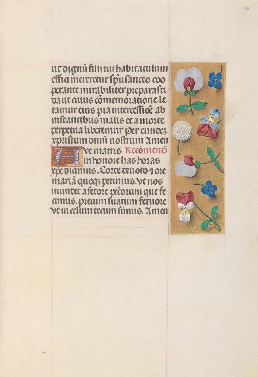 Hours of Queen Isabella the Catholic, Queen of Spain:  Fol. 86r by Master of the First Prayerbook of Maximillian