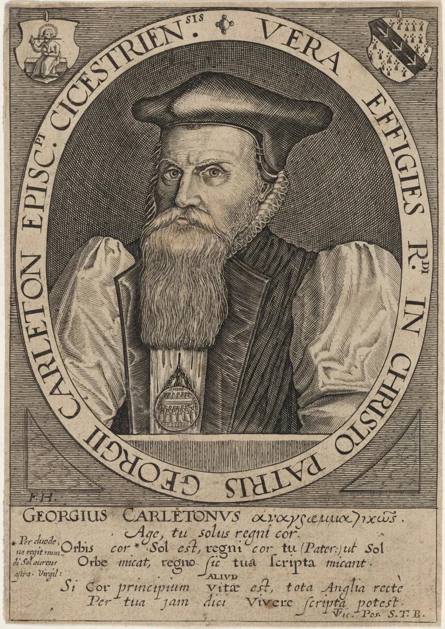 George Carleton, Bishop of Cheschester by Frederik van Hulsen