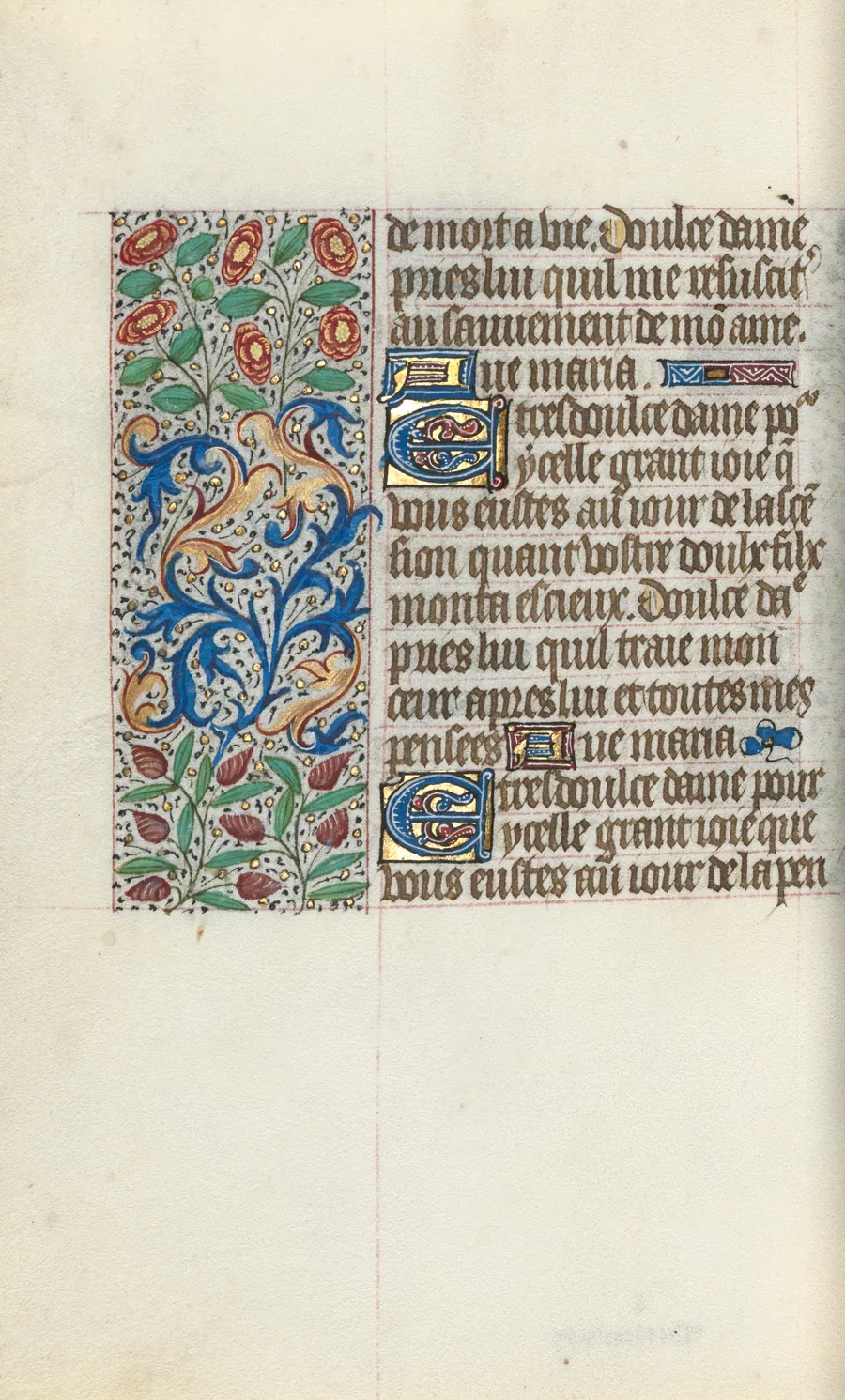Book of Hours (Use of Rouen): fol. 150v by Master of the Geneva Latini