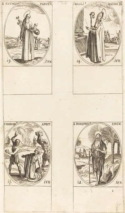 St. Barnabas, Apostle; St. Honofrius; St. Anthony of Padua; St. Basil the Great