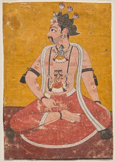 Man Dhata in Yogi Position