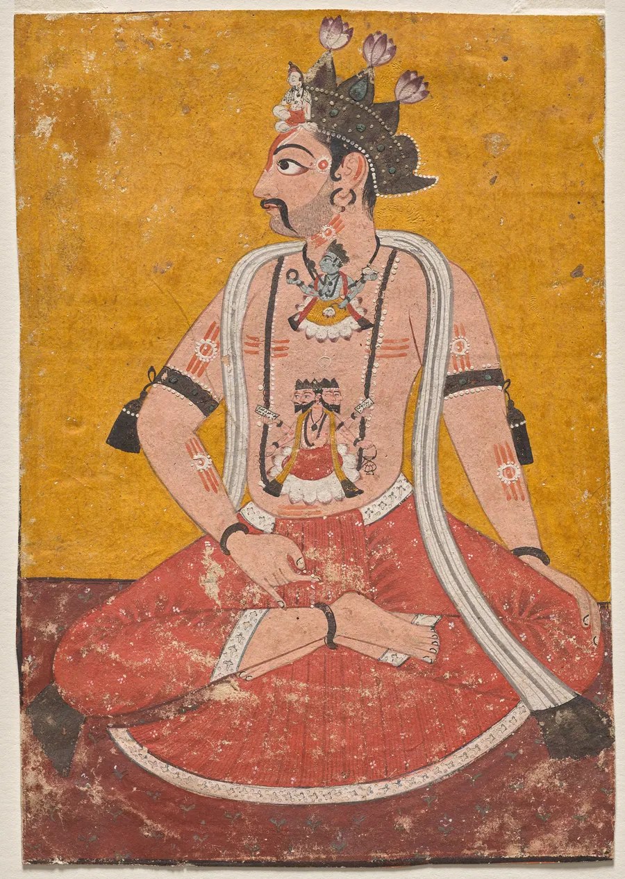 Man Dhata in Yogi Position