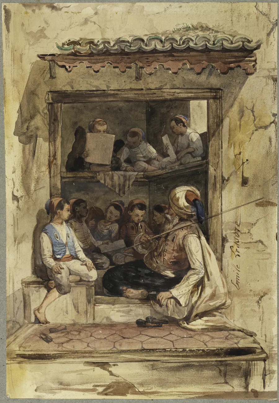 Boy's School by Emile Aubert Lessoire