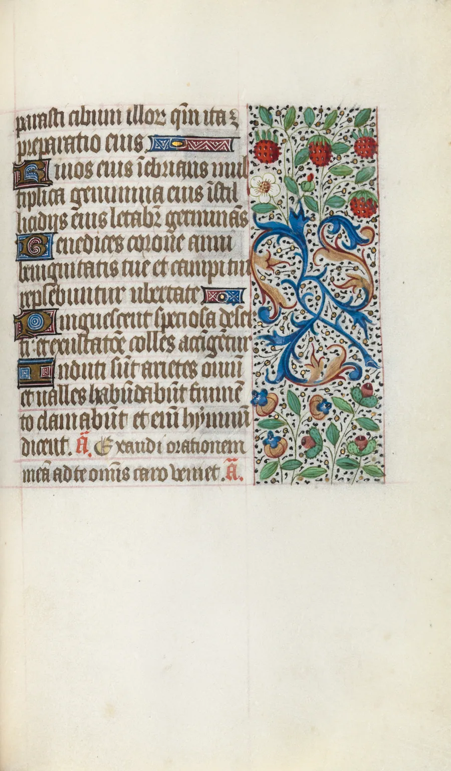 Book of Hours (Use of Rouen): fol. 137r by Master of the Geneva Latini