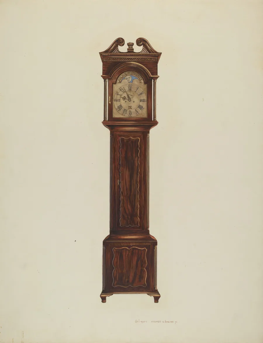 Duncan Beard Grandfather Clock by Ernest A. Towers, Jr.