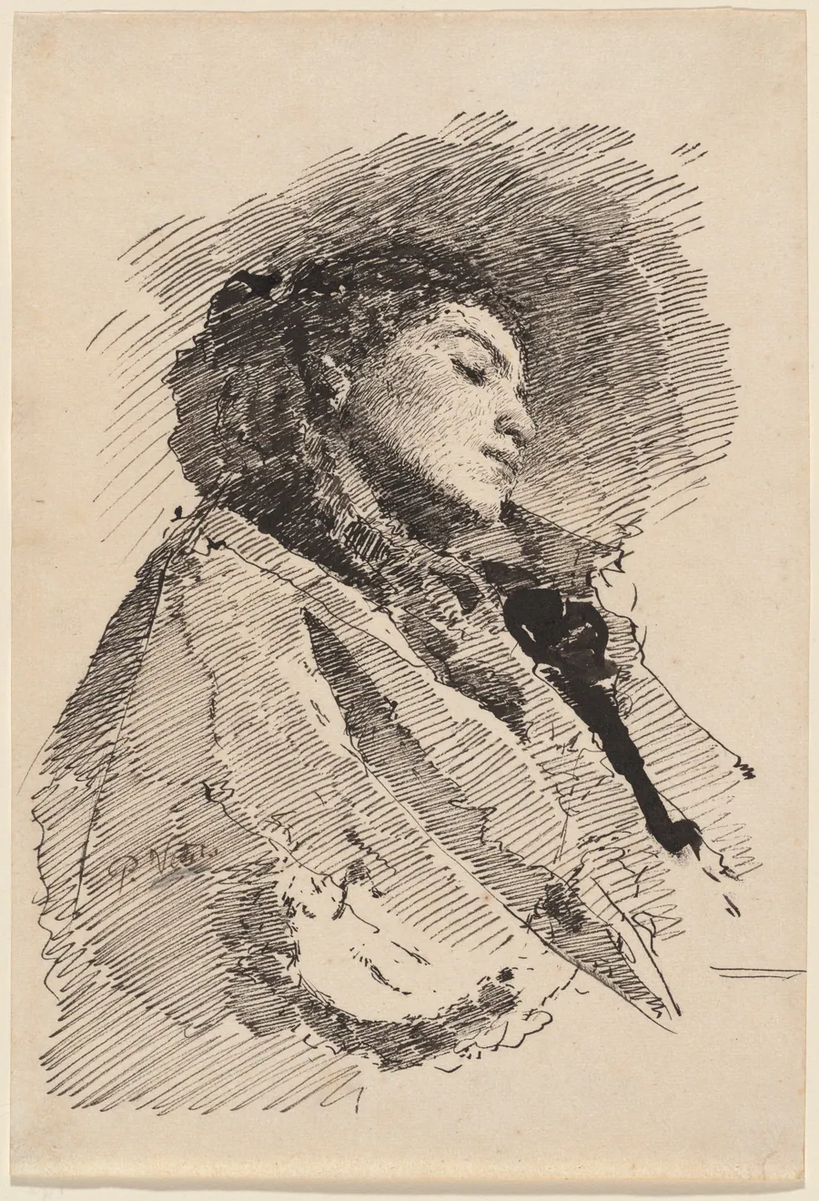 Young Woman Asleep by Paolo Vetri