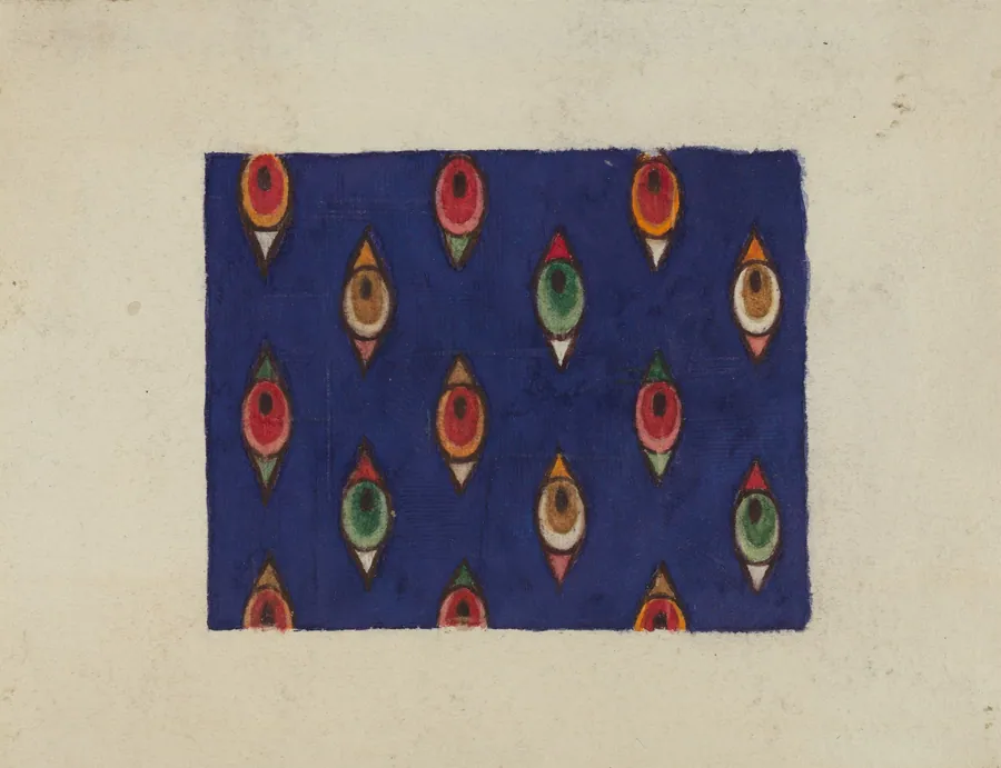 Printed Textile by Cleon Barton