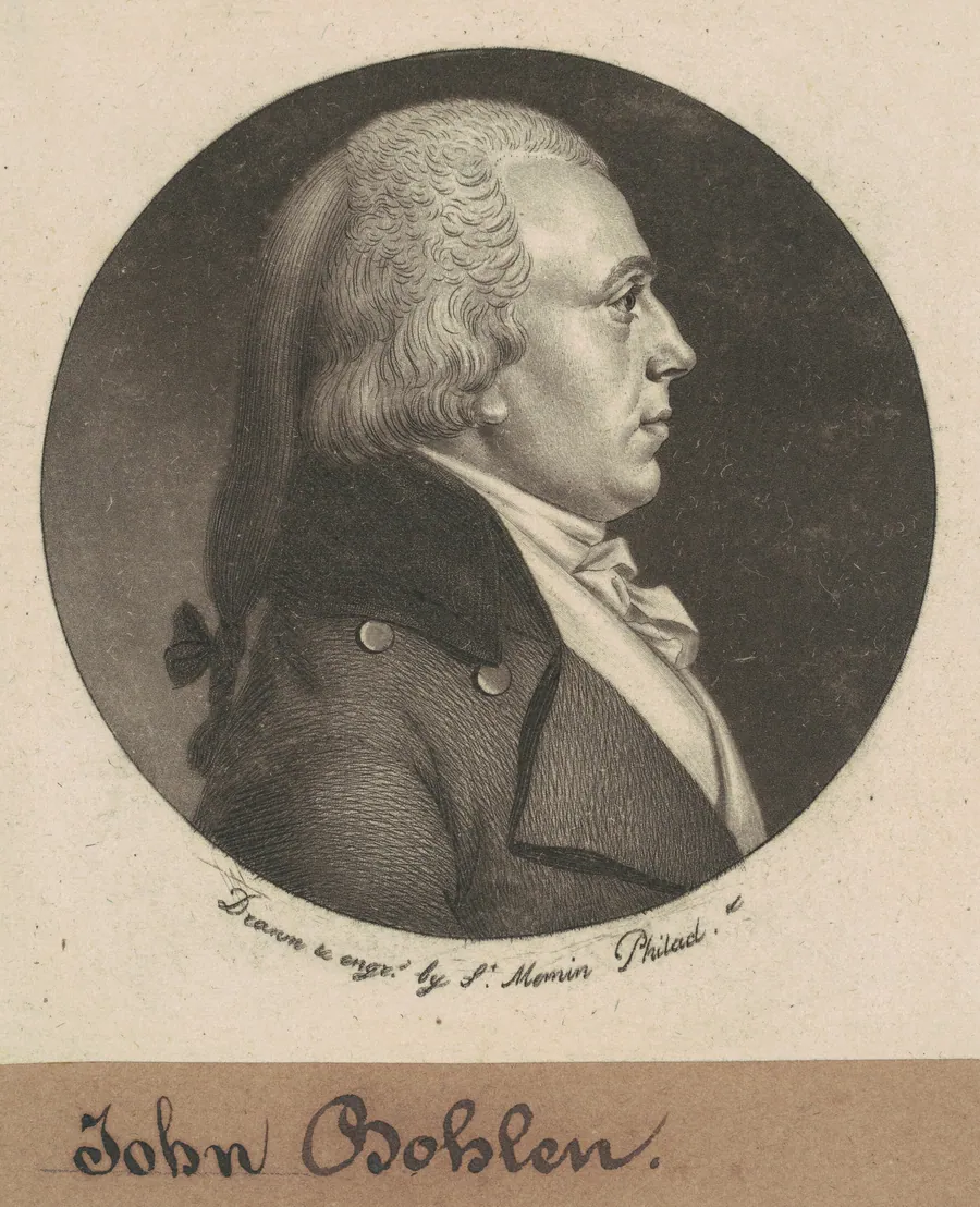 John Bohlen by Charles B. J. Févret de Saint-Mémin