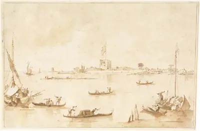 The Fortress of San Andrea from the Lagoon