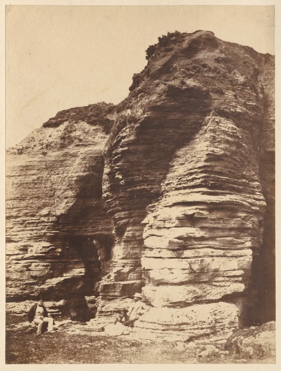 Rocks at Livermead near Torquay (England) by John Dillwyn Llewelyn