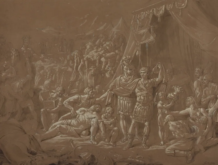 A Scene from the Life of Trajan by Conrad Martin Metz