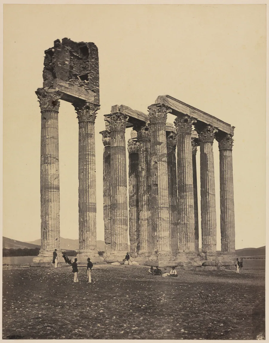Temple of Jupiter Olympius by James Robertson (British, 1813 (?)-aft 1865)