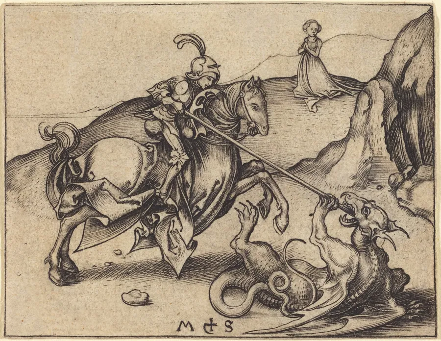 Saint George by Martin Schongauer