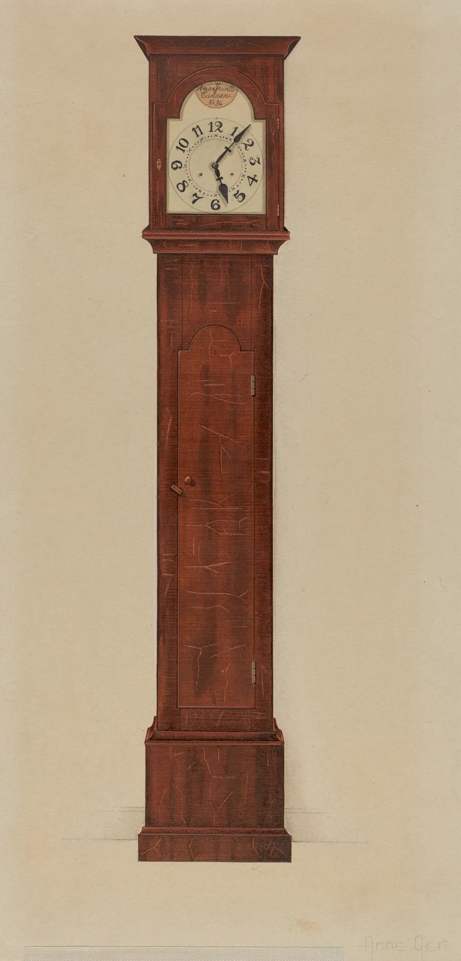 Shaker Clock by Anne Ger