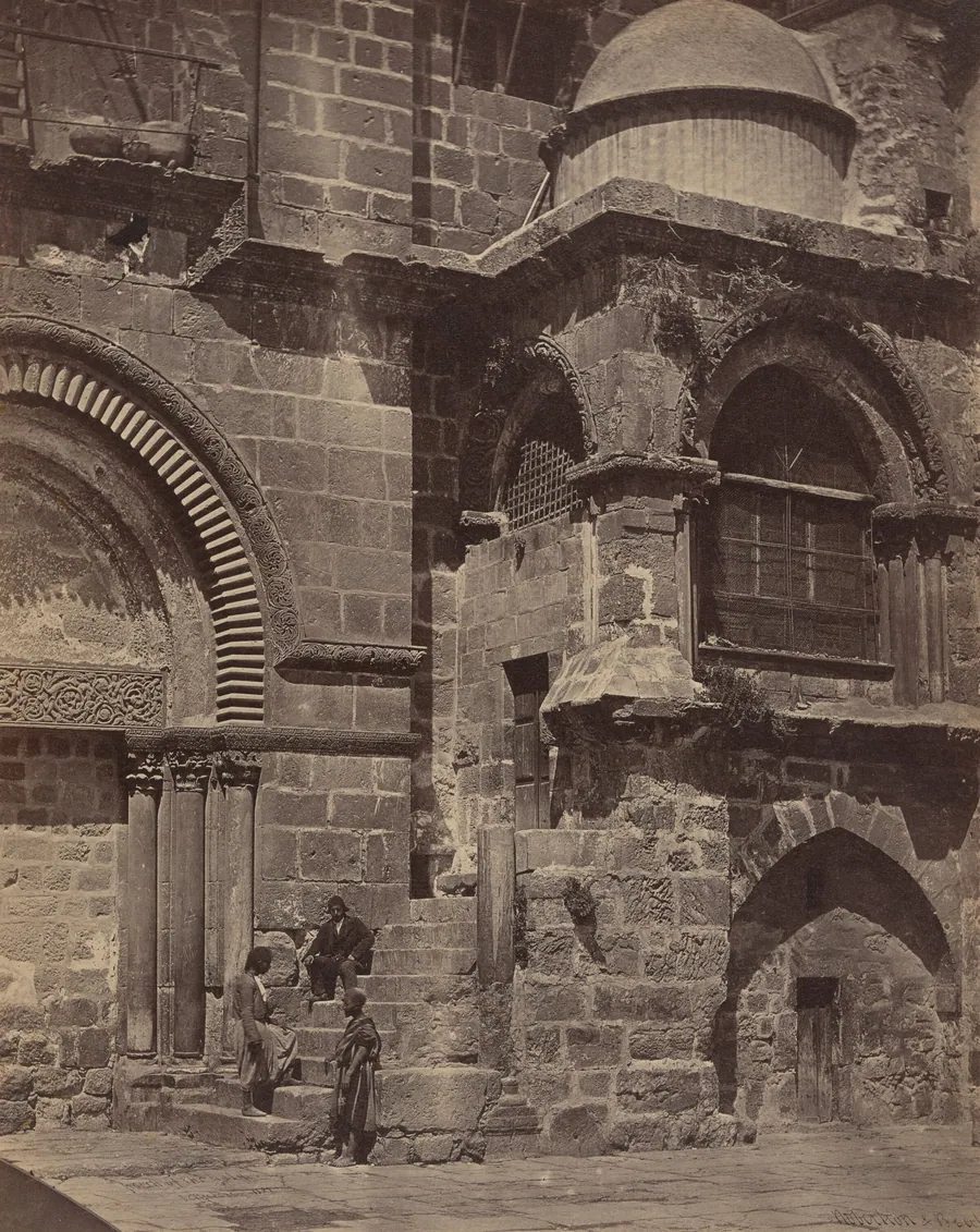 Porch of the Church of the Holy Sepulchre, Jerusalem by James Robertson