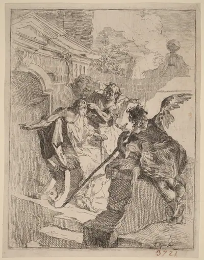 Tobias Healing His Father
