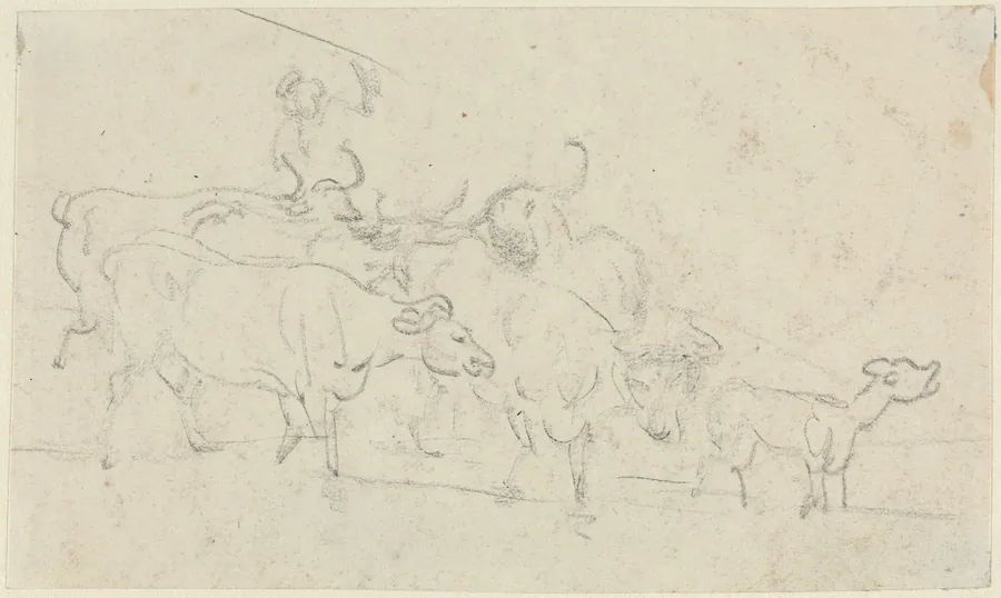 Cattle by Thomas Rowlandson