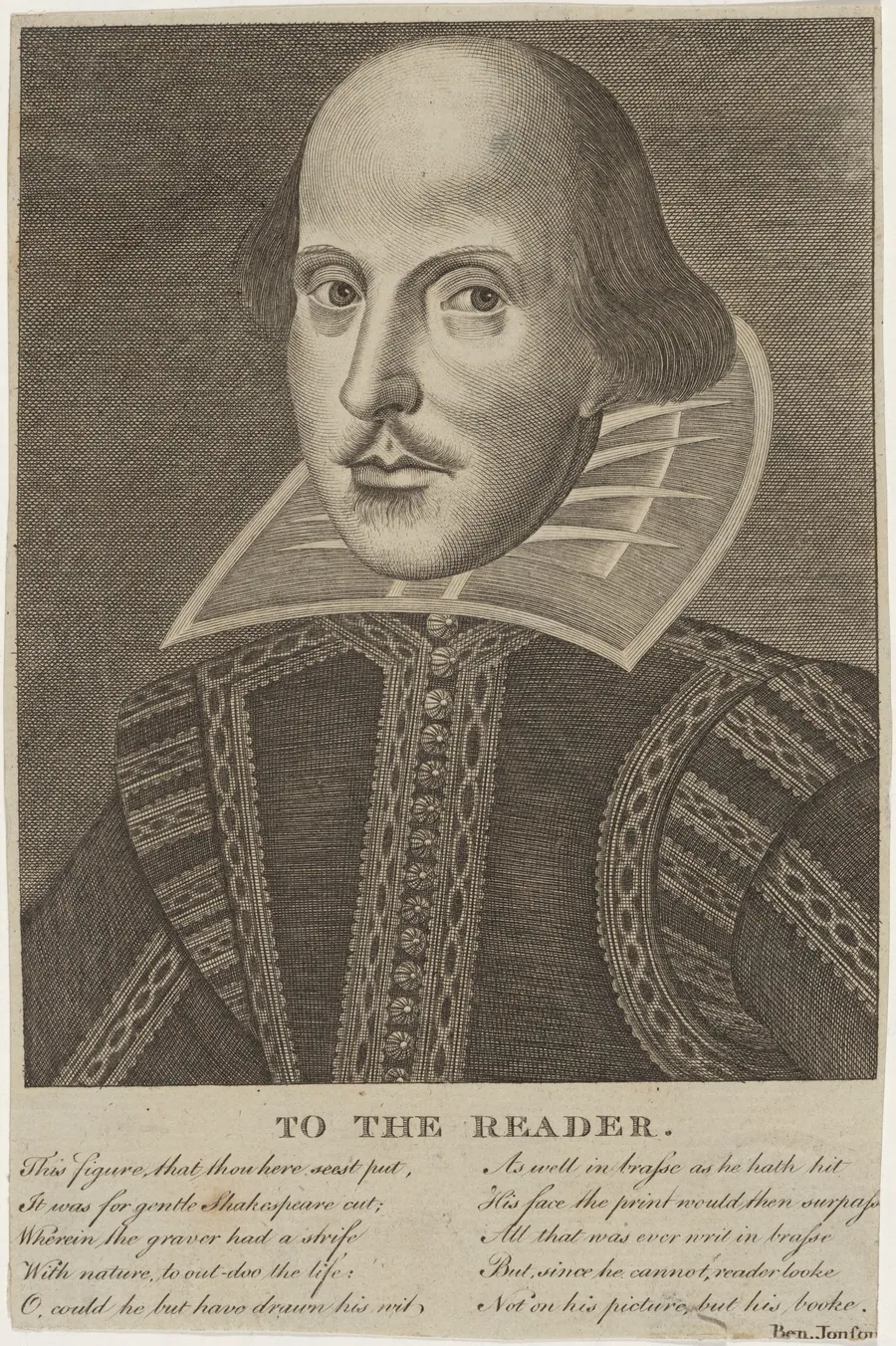 William Shakespeare by Martin Droeshout