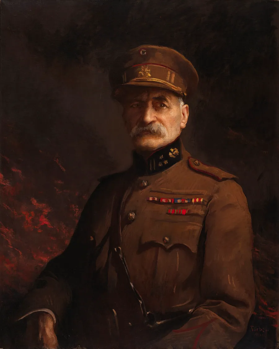 General Georges Leman, Commander of the Fortified Town of Liege by Edmund C. Tarbell, born West Groton, MA 1862-died New Castle, NH 1938