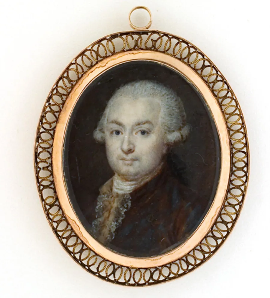 Mandsportræt, muligvis billedhuggeren Johan Tobias Sergel by Francois Dumont