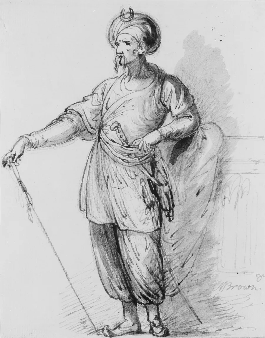 Figure in Eastern Costume by Mather Brown