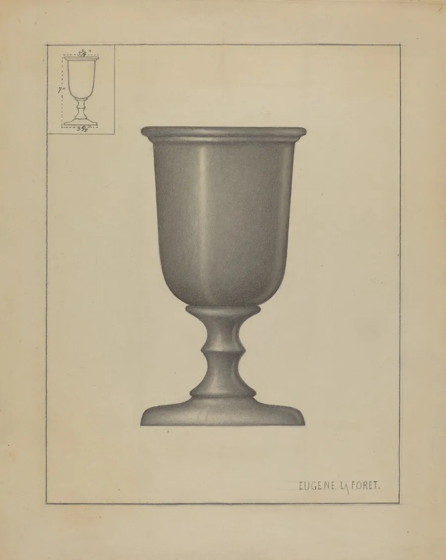 Pewter Chalice by Eugene La Foret
