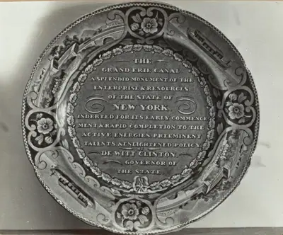 Memorial Plate - "Dewitt Clinton"