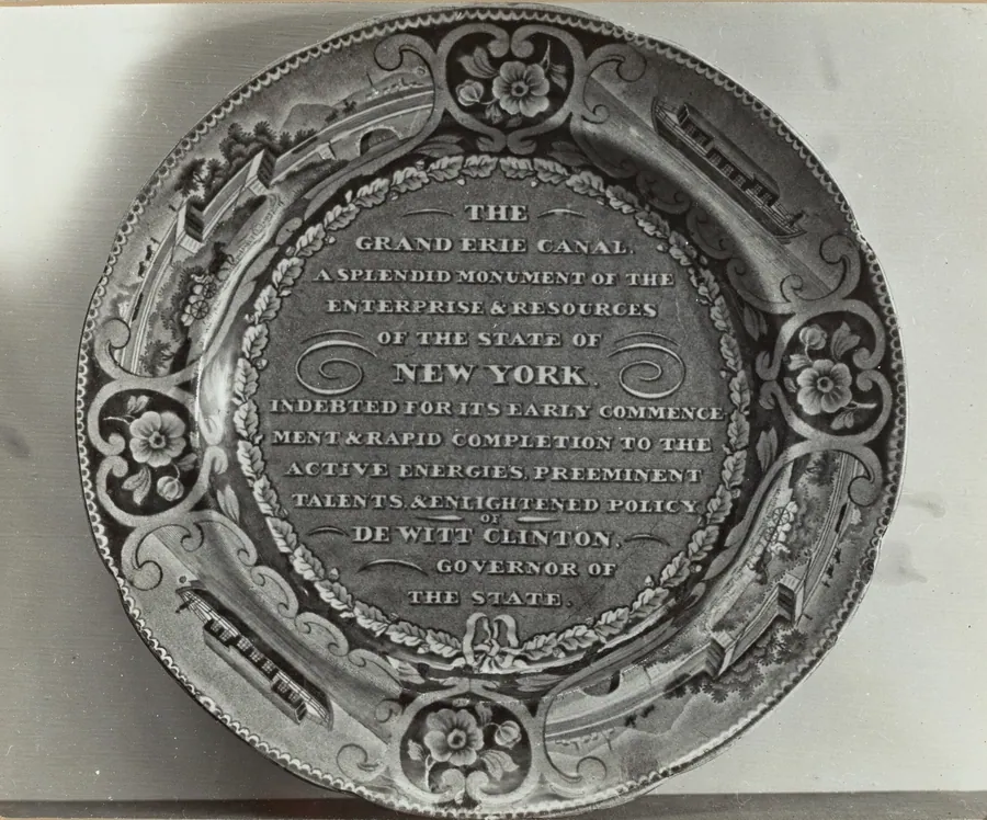 Memorial Plate - "Dewitt Clinton" by Helmut Hiatt