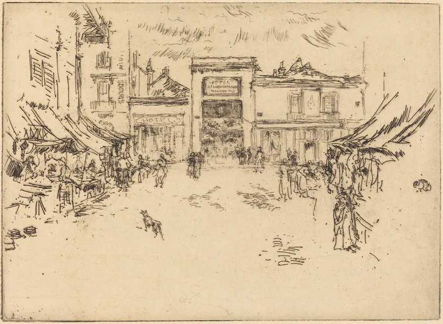 Little Market Place, Tours by James McNeill Whistler