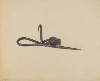 Miner's Candle Holder