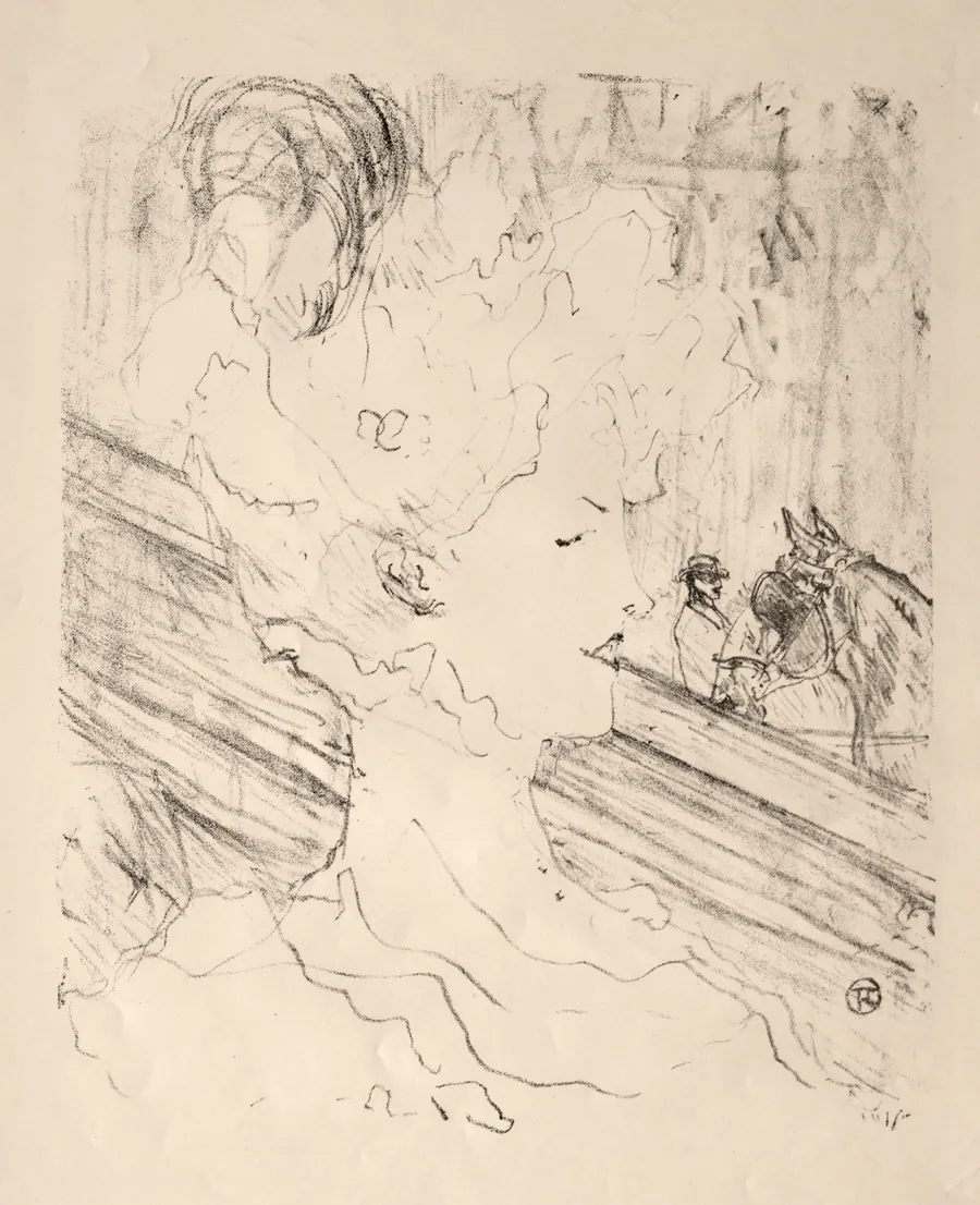 Emilienne d'Alençon by Henri de Toulouse-Lautrec