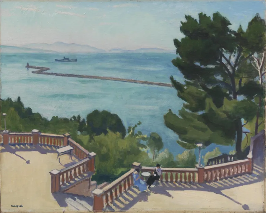 Terrassen ved L'Estaque by Albert Marquet