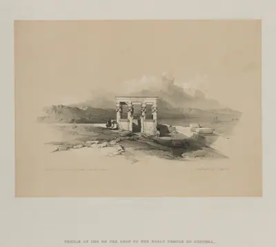 Egypt and Nubia, Volume II: Temple of Isis on the Roof of the Great Temple of Dendera
