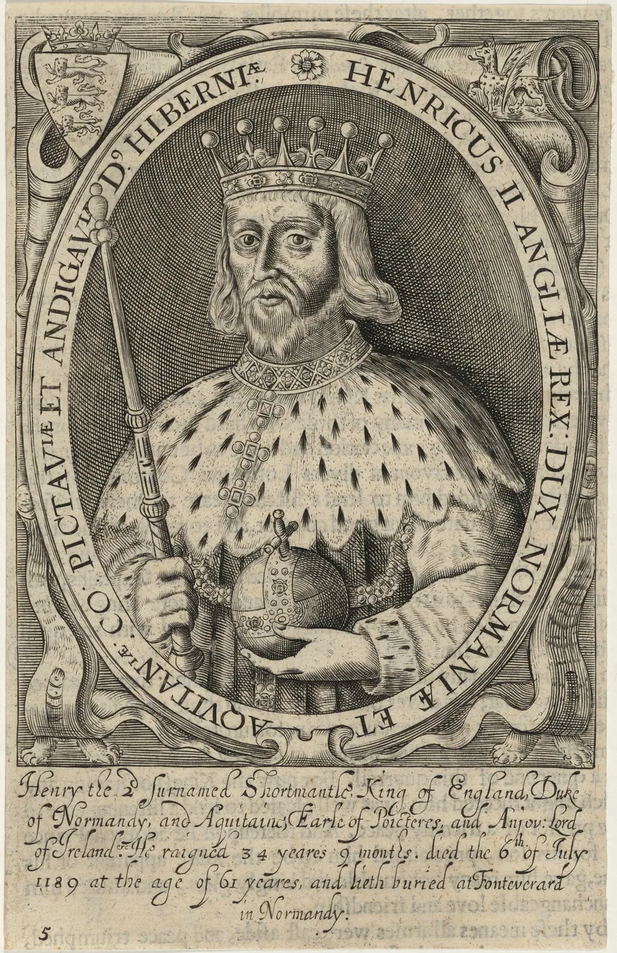 King Henry II by Renold Elstrack