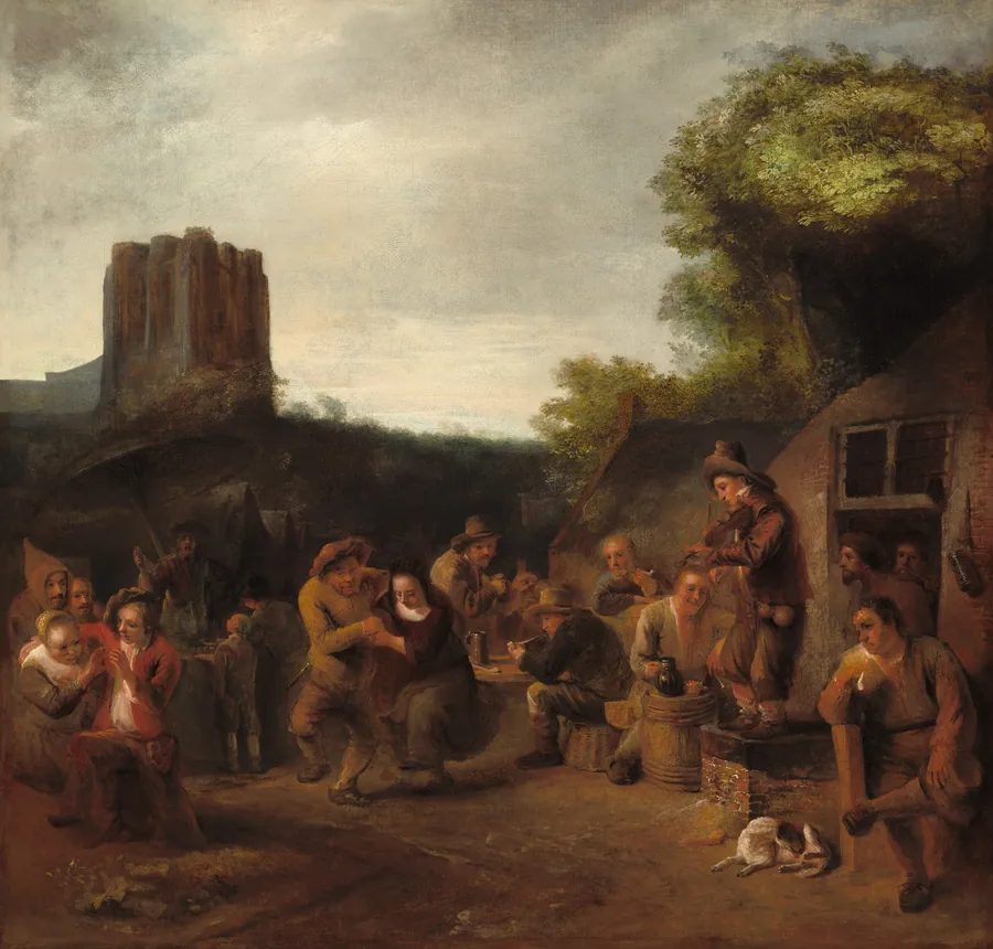 Conviviality Near the Inn by Constantijn van Renesse