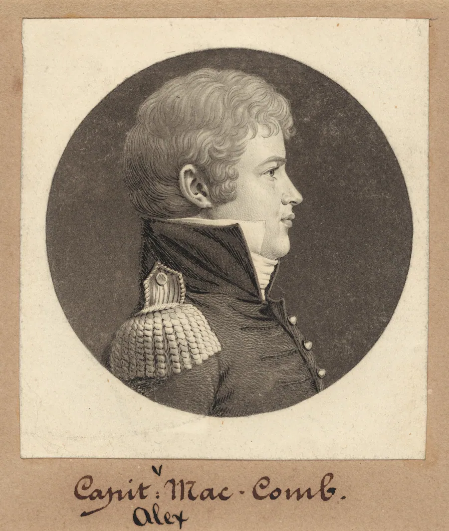 Alexander Macomb, Jr. by Charles B. J. Févret de Saint-Mémin