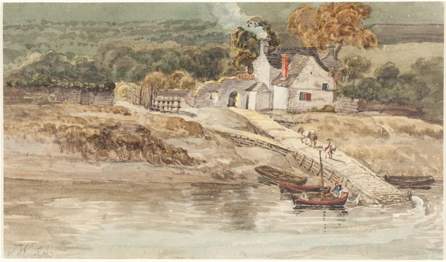 Landing Place near Tintern Abbey by James Ward