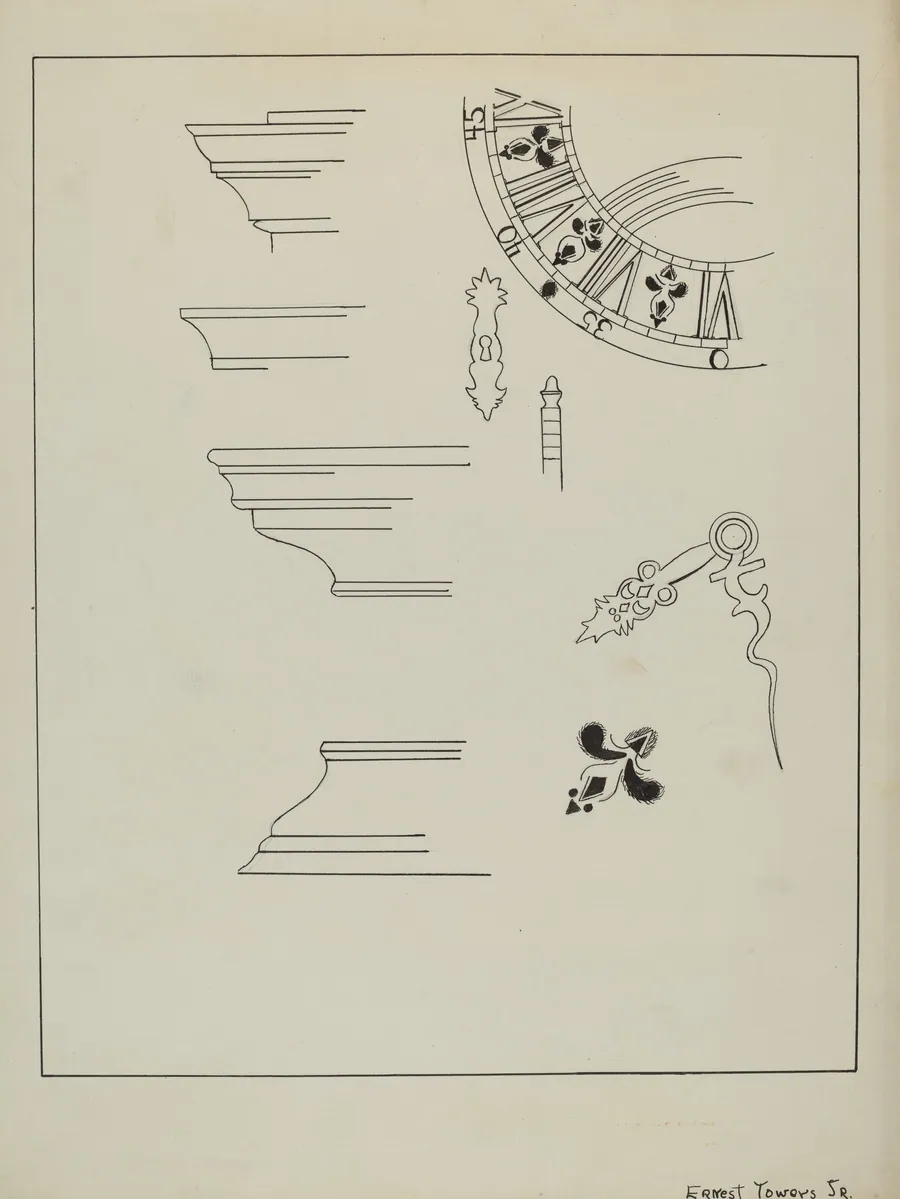 Grandfather's Clock by Ernest A. Towers, Jr.