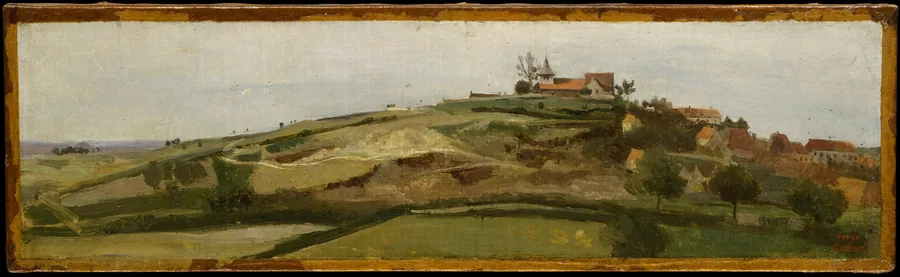 View of Lormes by Camille Corot