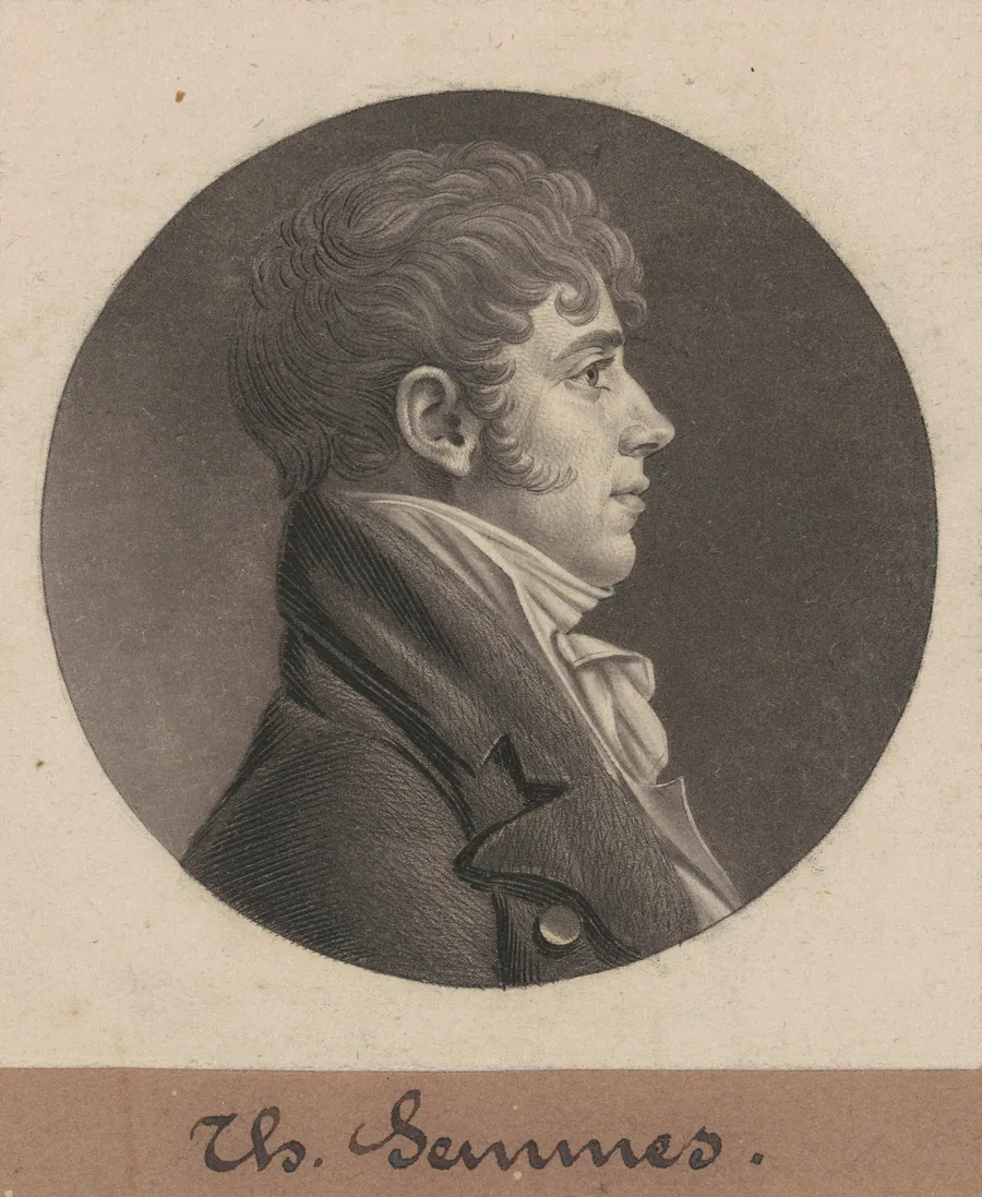 Thomas Semmes by Charles B. J. Févret de Saint-Mémin