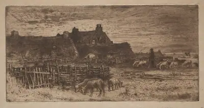 Sheepfold: Sunset