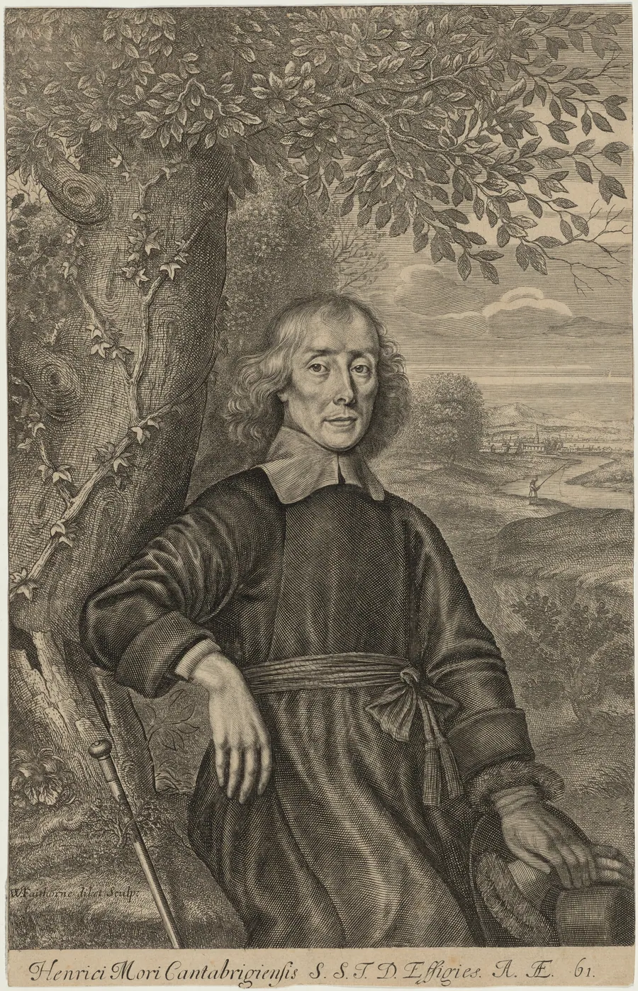 Henry More by William Faithorne