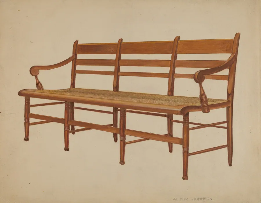 Settee by Arthur Johnson
