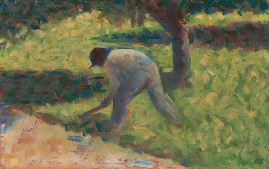 Man with a Hoe by Georges Seurat