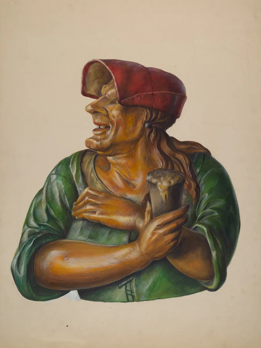 Tavern Figure by Walter Hochstrasser