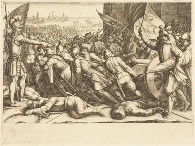 The Re-embarkation of the Turks
