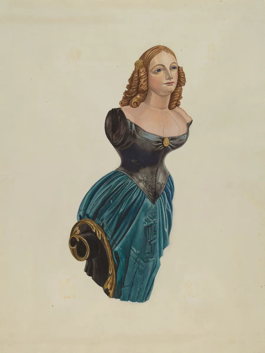 Figurehead: "Jenny Lind" by Mary E. Humes