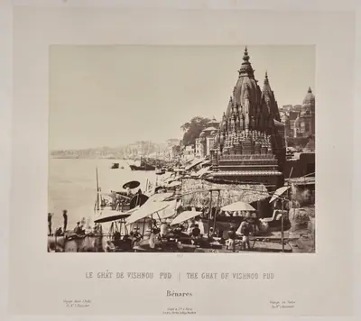 The Ghat of Vishnoo Pud, Bénarès
