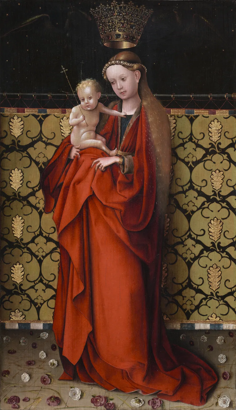 The Virgin Crowned by Angels by Stefan Lochner