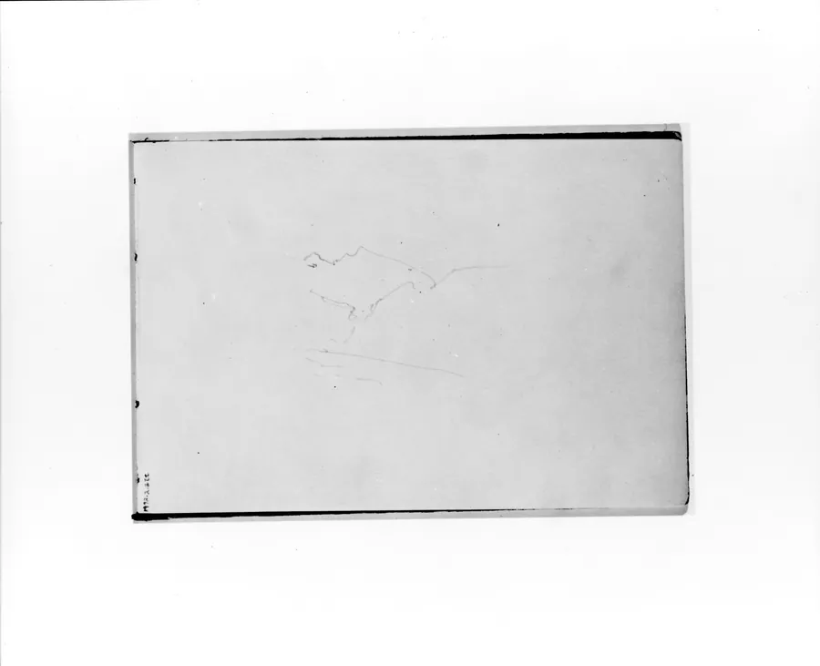 Mountains (from Sketchbook X) by William Trost Richards
